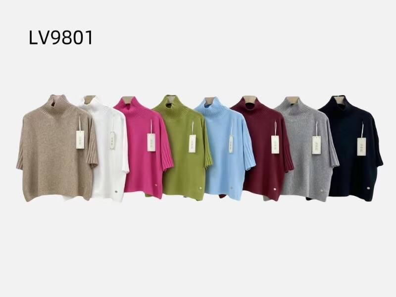 Swetry damskie Roz M/L-L/XL. Mix kolor. Paczka 8 szt